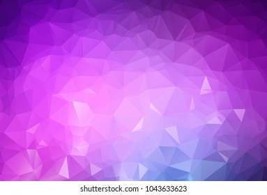 Abstract Light Purple vector abstract textured polygonal background. Blurry triangle design. Pattern can be used for background.