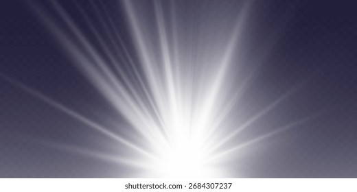Abstract light rays background with glowing sun rays and transparent effect.