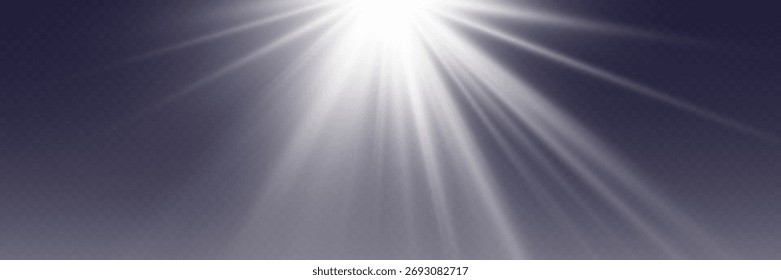 Abstract light rays background with glowing sun rays and transparent effect.