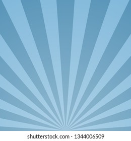 Abstract light rays blue background. Vector eps10