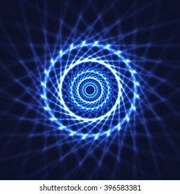 Abstract Light Rays Design. Vector Illustration.