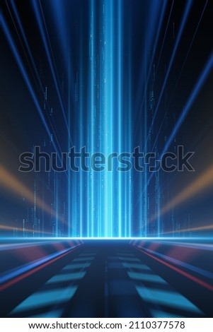 Abstract light rays effect background