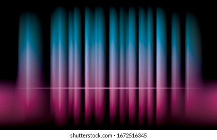 Abstract light rays gradient illustration 