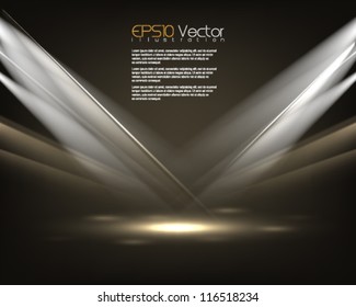 abstract light rays isolation background illustration. eps10 vector format