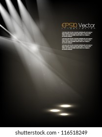abstract light rays isolation background illustration. eps10 vector format