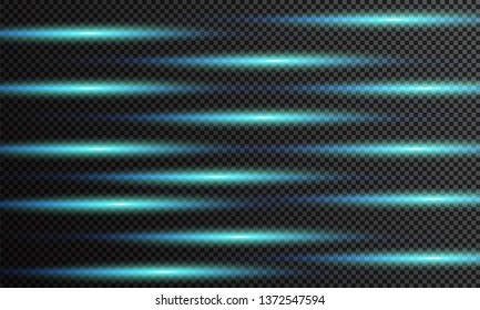 Abstract light rays speed and motion blur Background Vector. Internet with speed of communication. 