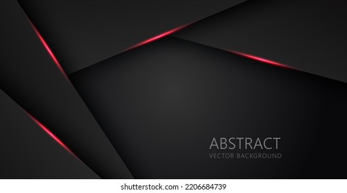 fondo de textura gris del concepto del diseño del marco del diseño del marco de espacio rojo claro abstracto triángulo tecnológico. vector eps10