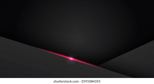 abstract light red black space frame layout design tech triangle concept gray texture background. eps10 vector