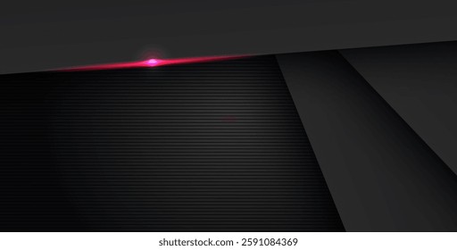 abstract light red black space frame layout design tech triangle concept gray texture background. eps10 vector