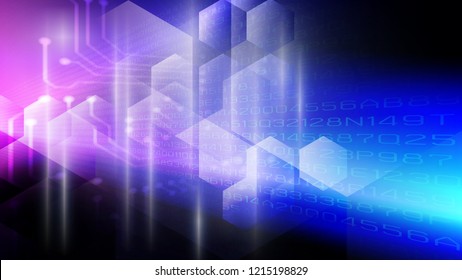 Abstract light and shade creative technology background. Vector illustration.