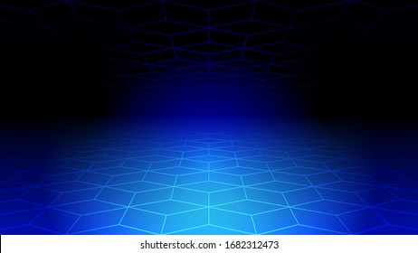 Abstract light and shade creative technology background. Vector illustration.
