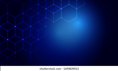 Abstract light and shade creative technology background. Vector illustration.