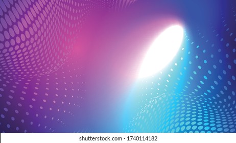 Resumen de luz y sombra de fondo de tecnología creativa. Ilustración vectorial.
