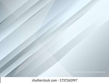 Abstract light silver diagonal background. Modern style. You can use for ad, poster, template, business presentation. Vector illustration