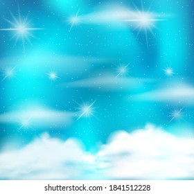 Abstract light sky background illustration