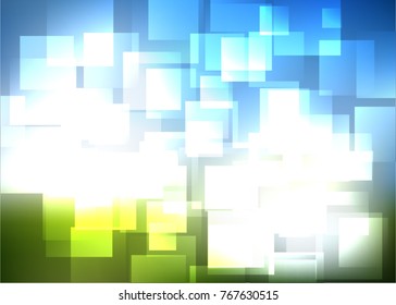 Abstract light soft bokeh circles