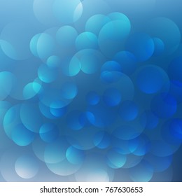 Abstract light soft bokeh circles