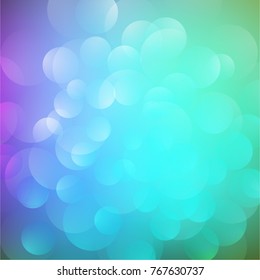 Abstract light soft bokeh circles