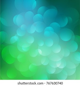 Abstract light soft bokeh circles