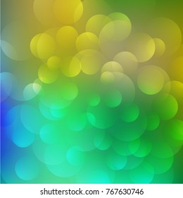 Abstract light soft bokeh circles