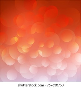 Abstract light soft bokeh circles