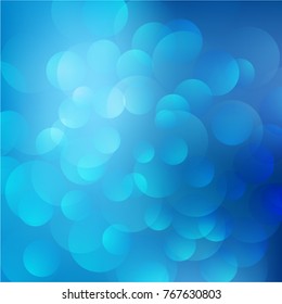 Abstract light soft bokeh circles