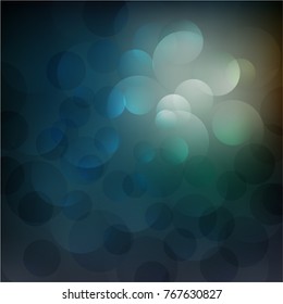 Abstract light soft bokeh circles