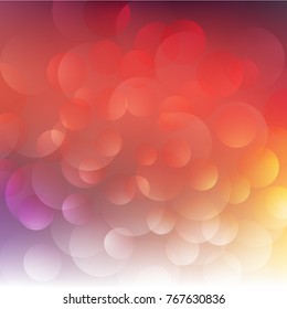 Abstract light soft bokeh circles