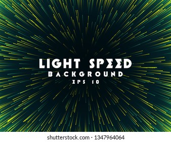 Abstract light speed background. Explosion of light. Stars and space warp. Speed lines, way.
Colored rays in motion. Vector illustration.