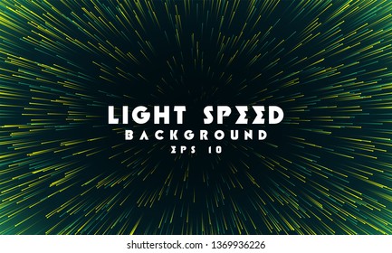 Abstract light speed background. Explosion of light. Stars and space warp. Speed lines, way.
Colored rays in motion. Vector illustration.
