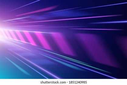 Abstract Light Speed Motion Background