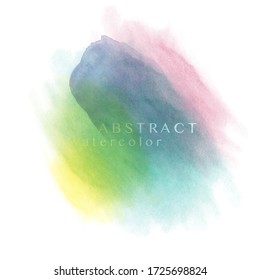 Abstract light surface of watercolor texture for banner background. Stain artistic vector used as being an element in the decorative design of header, brochure, poster, card, cover or banner.