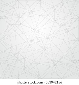 Abstract light tech background. Connection concept. Polygonal wallpaper. Science background. Bright vector wallpaper. Technology background