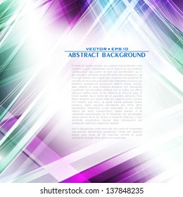Abstract light techno background. Vector