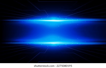 Abstract Light of technology background Hitech communication concept innovation background vector design. 