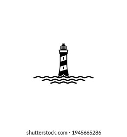  Abstract Light tower vector illustration