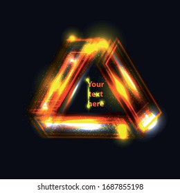 Abstract light triangle. snine geometric background. Abstract Modern Geometrical Design Template Illustration