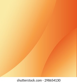 Abstract light vector background. Beautiful orange background