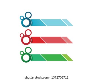 Abstract light vector background label decoration
