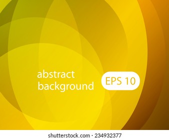 Abstract light vector background in yellow