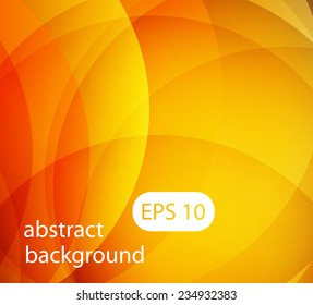 Abstract light vector background yellow and orange