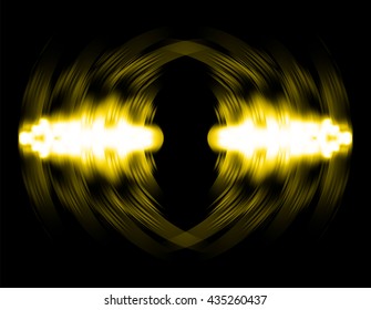 Abstract light vector background, yellow Abstract.