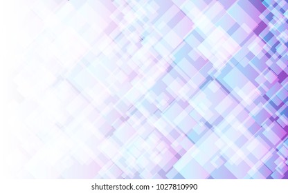 Abstract light violet and blue square background, vector