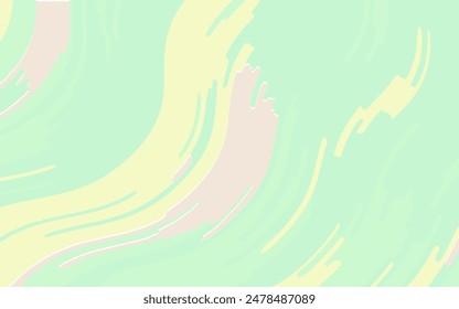 Abstract light wave background, green colour. Op art, wavy pattern. Vector illustration