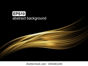 Abstract light wave futuristic background. Vector illustration.