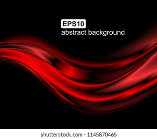 Abstract light wave futuristic background. Vector illustration.
