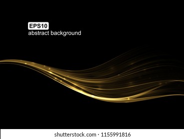 Abstract light wave futuristic background. Vector illustration.