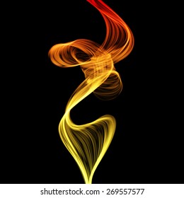 Abstract light wave futuristic background. Vector illustration.