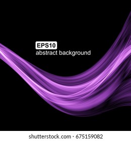 Abstract light wave futuristic background. Vector illustration