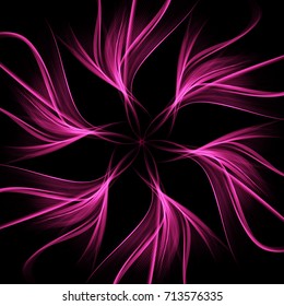 Abstract light wave futuristic background. Vector illustration.